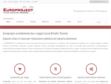 Tablet Screenshot of euro-project.it